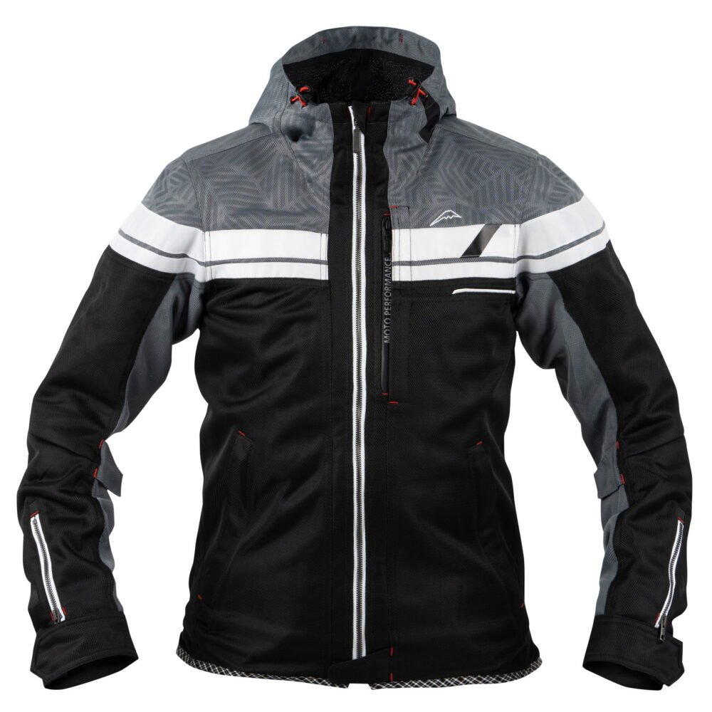 Kushitani K 2440 Full Mesh Parka Grey Black Jacket