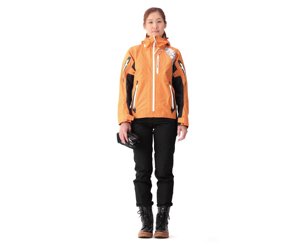 Kushitani KL 2355 Amenite Ladies Orange Jacket - Image 4