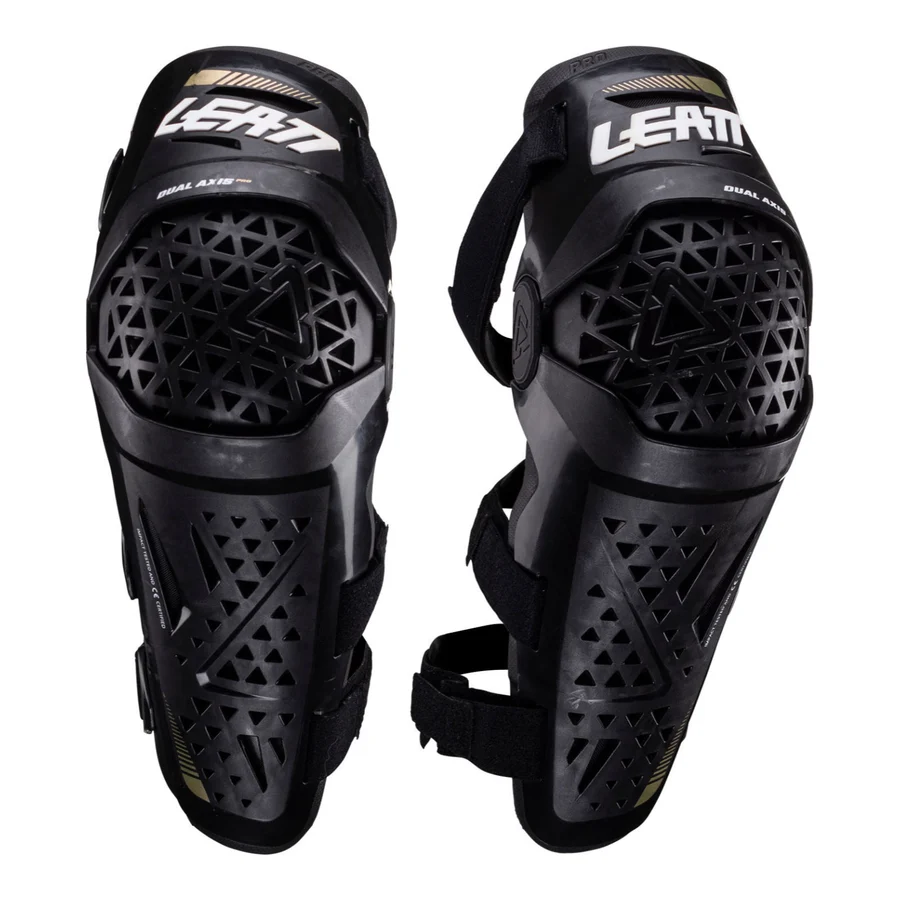 Leatt Knee and Shin Guard Dual Axis Pro Black Knee Protector