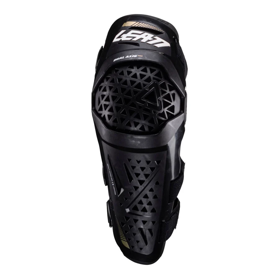 Leatt Knee and Shin Guard Dual Axis Pro Black Knee Protector - Image 2