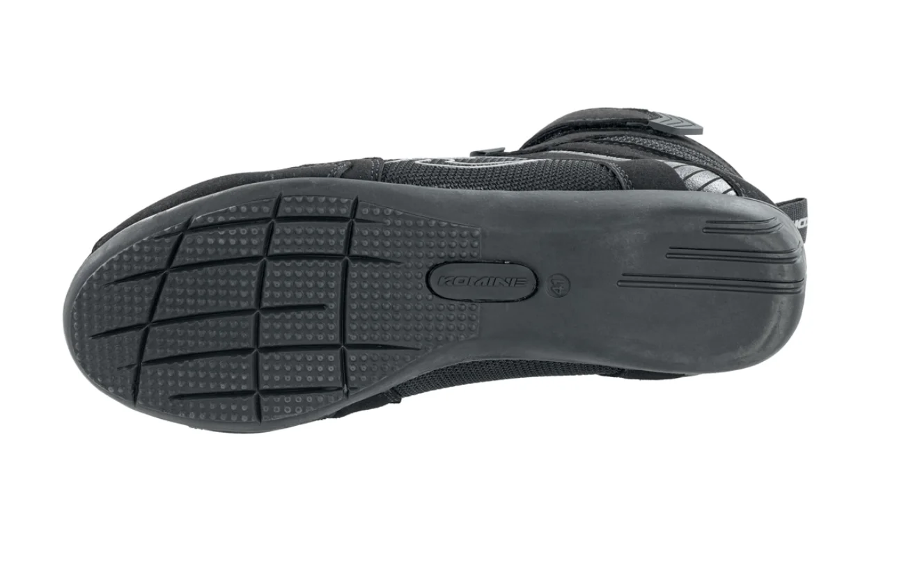 Komine BK 100 WP Sports Riding Black Shoes - Image 5