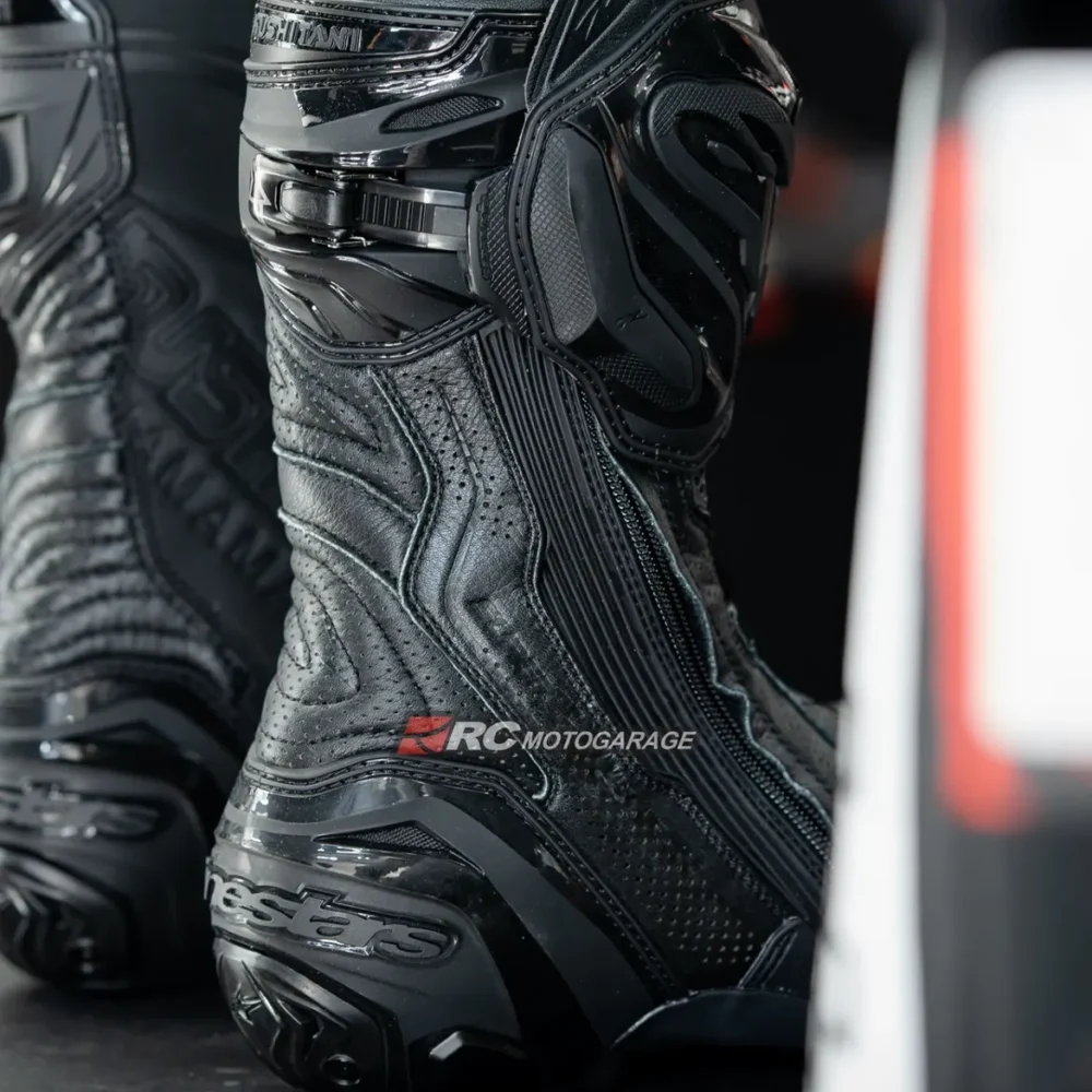 Alternative view of Kushitani 7701 Supertech R2 X ProtoCore Leather All Black Boots