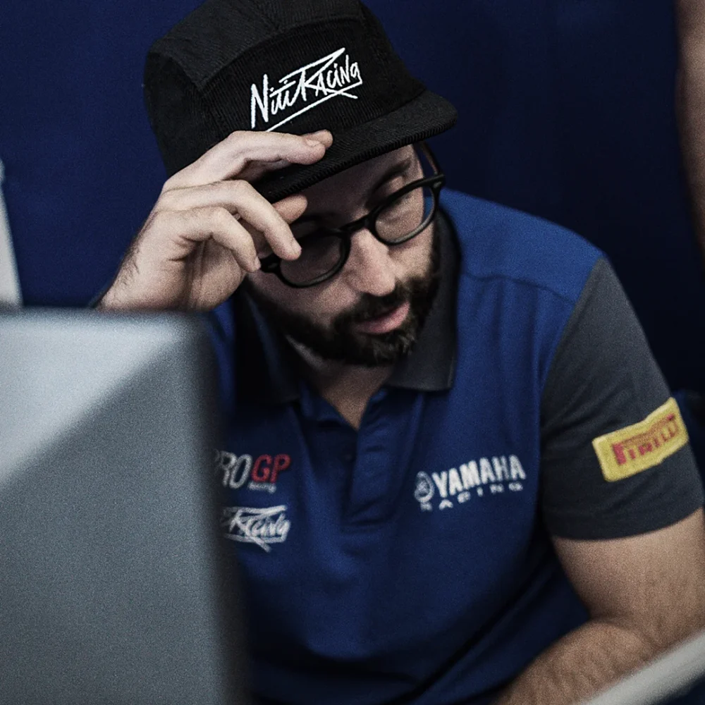 Alternative view of NitiRacing Classic 5-Panel Cap Black Hat