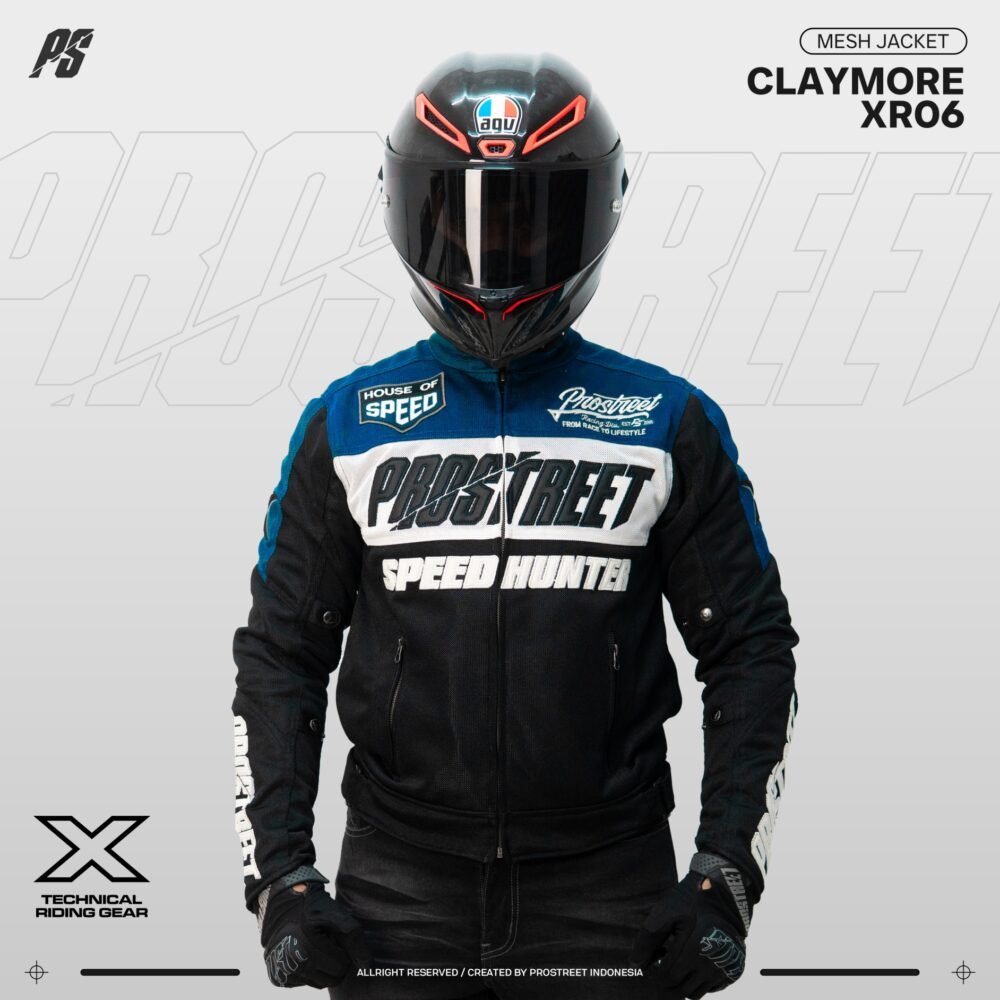 Prostreet Claymore Mesh XR06 Blue Jacket