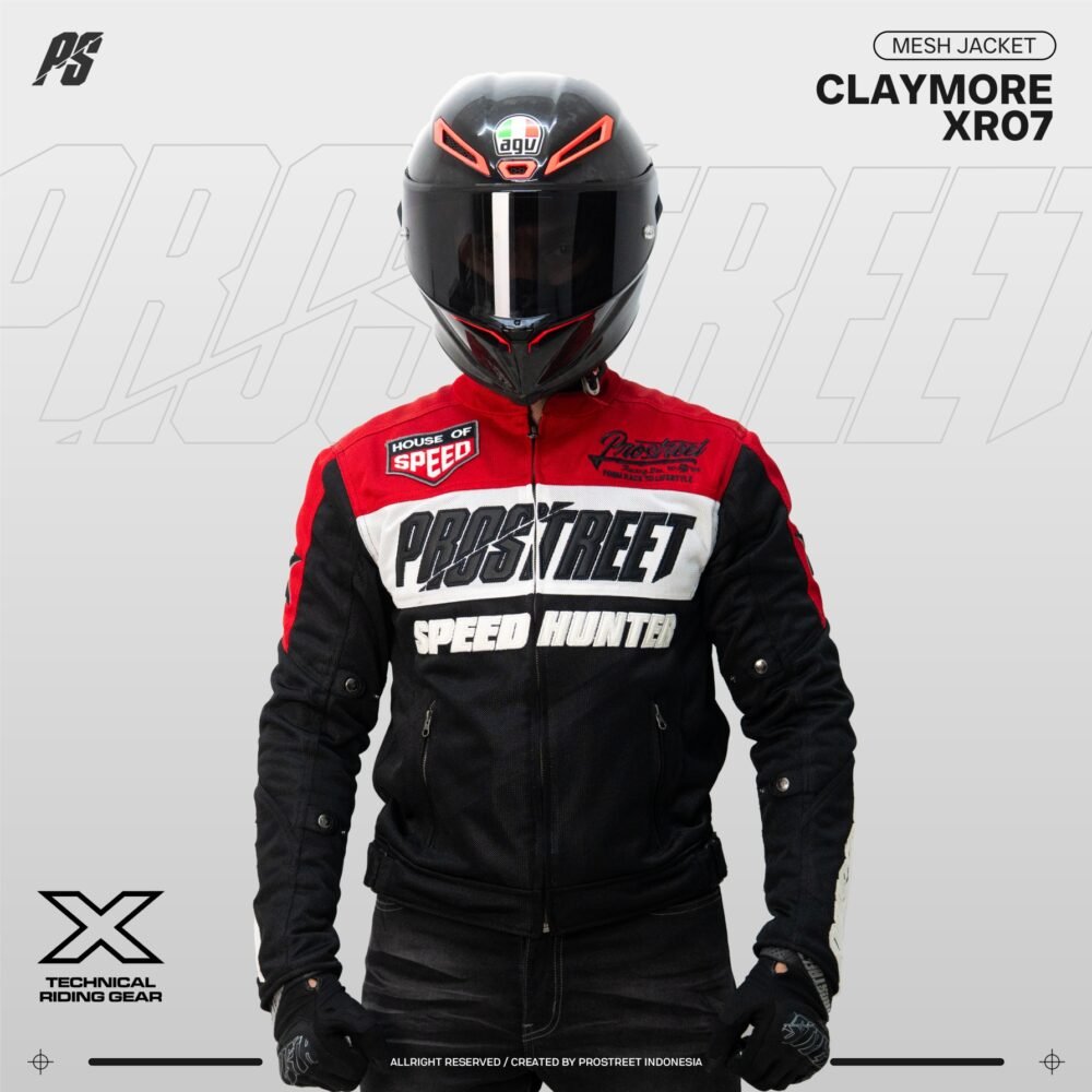 Prostreet Claymore Mesh XR07 Red Jacket
