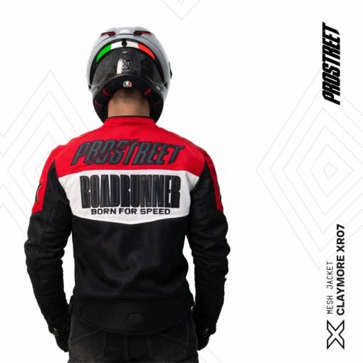 Prostreet Claymore Mesh XR07 Red Jacket - Image 3