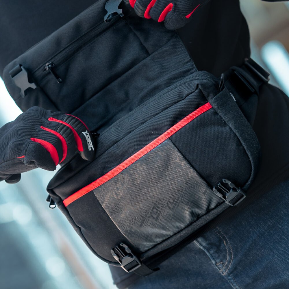 Alternative view of YORC RiderPack Stealth 001 Black Black Waist Bag