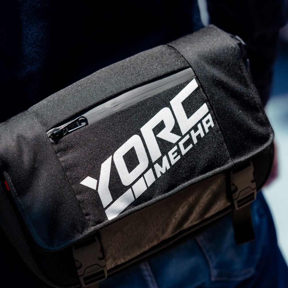 YORC RiderPack Stealth 001 Black White Waist Bag