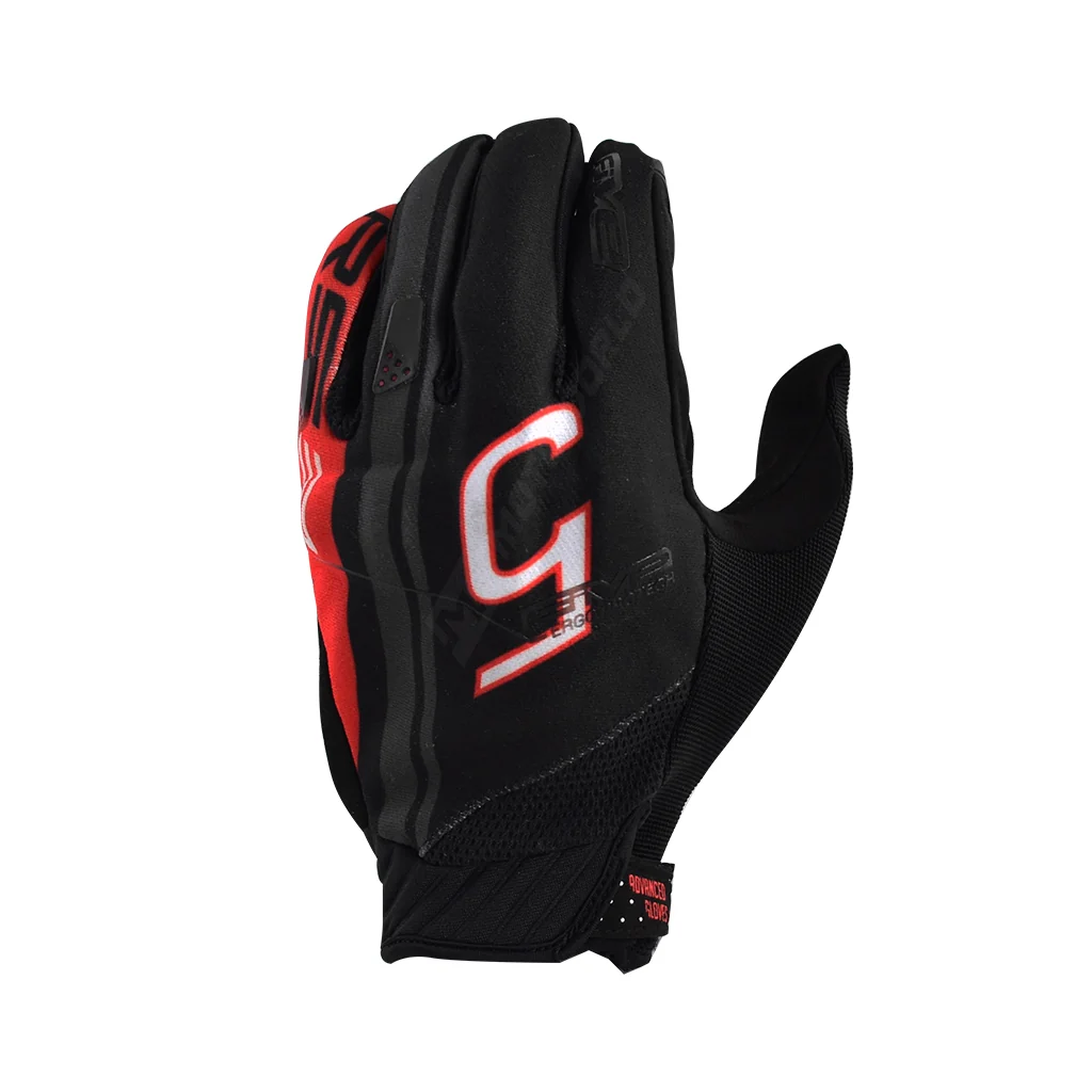 Five RS3 Evo Graphics Sport 5 Black Red Gloves