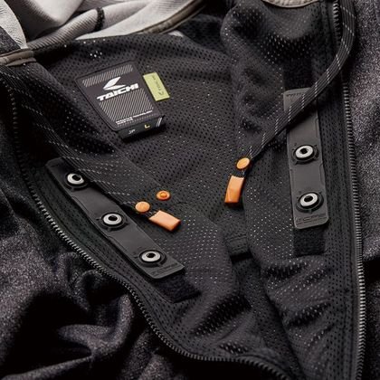 RS Taichi RSJ 330 Cordura Hoodie Charcoal Jacket - Image 4