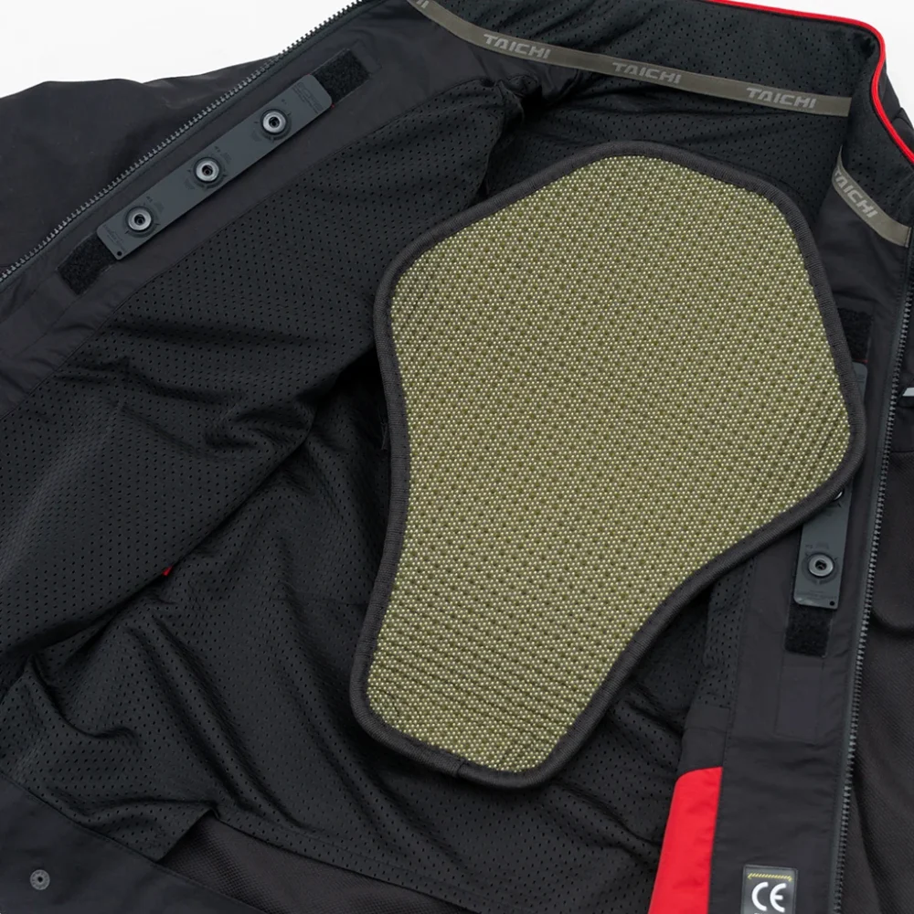 RS Taichi RSJ 345 Torque Air Black Red Jacket - Image 3
