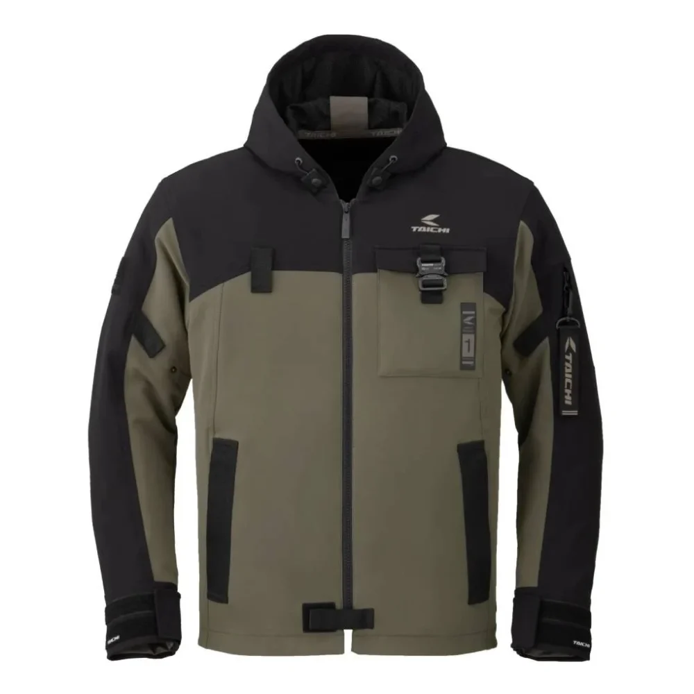 RS Taichi RSJ 335 Quick Dry Parka Black Khaki Jacket