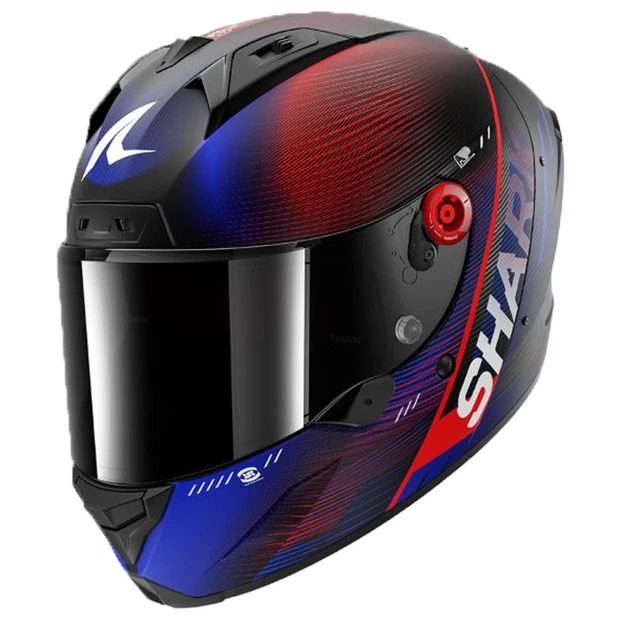 Shark Aeron Speed Tech Matt DBR Carbon Blue Red