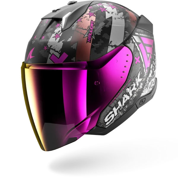 Shark Skwal i3 Hellcat Matt Black Chrome Purple
