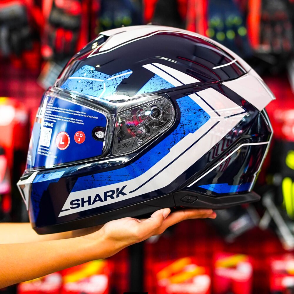 Shark Skwal i3 Rhad Blue Silver