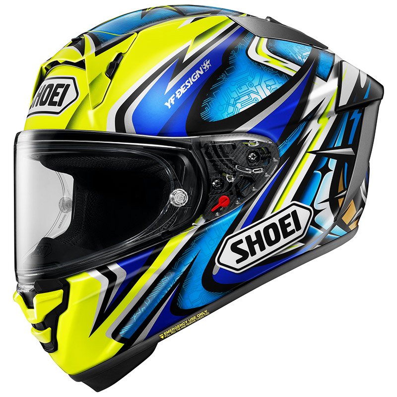 Shoei X15 Daijiro Kato Yellow