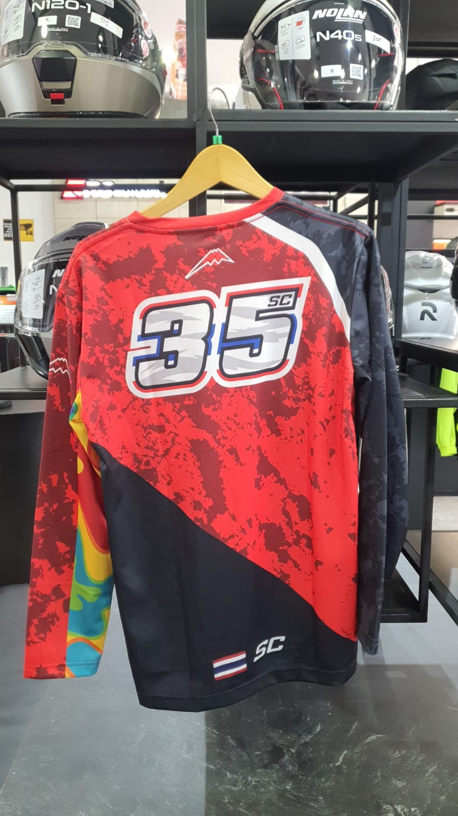 Kushitani K 1379SC GP Long Sleeve T-Shirt Chantra T-Shirt - Image 2