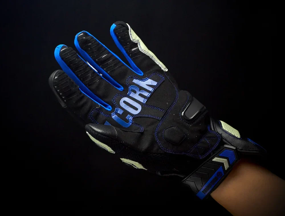 Alternative view of Yellow Corn YG 346 Blue Gloves