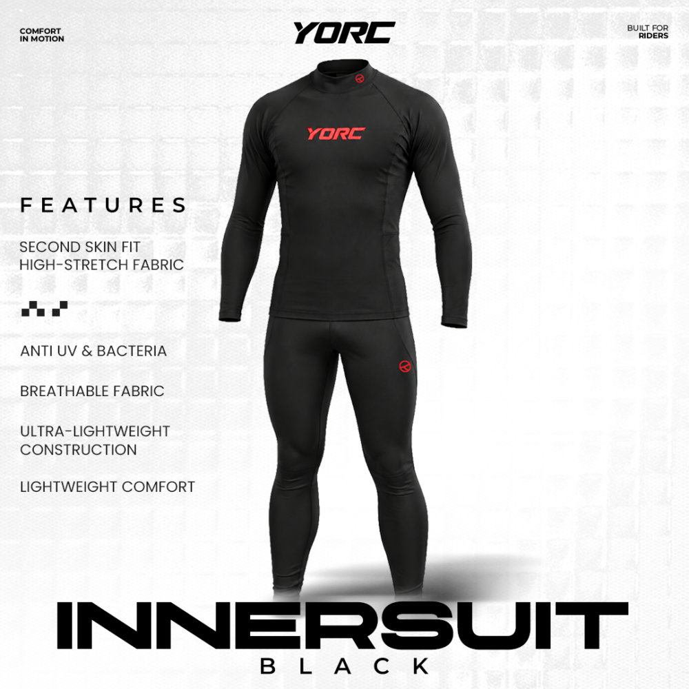 YORC YMU-2301 Inner Suit Black Bottom Inner