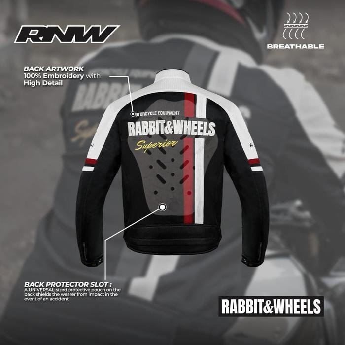 Rabbit and Wheels Devise Red Jacket - Image 5
