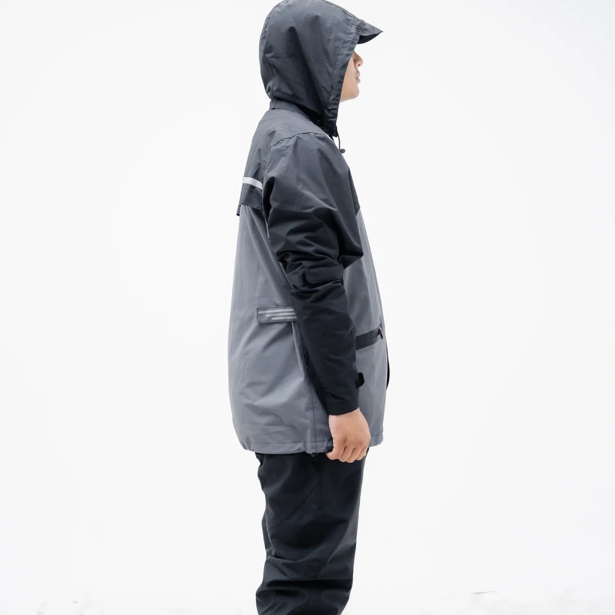 ASV Baracuta Tactical Dark Grey Raincoat - Image 4