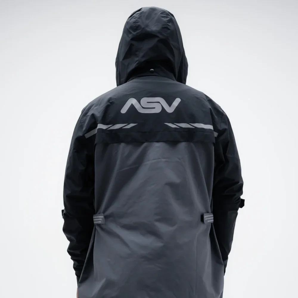 Alternative view of ASV Baracuta Tactical Dark Grey Raincoat