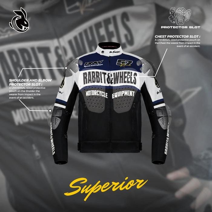 Alternative view of Rabbit and Wheels Devise Navy Jacket