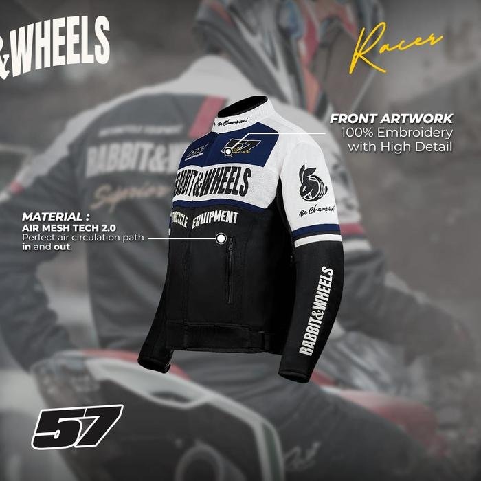 Rabbit and Wheels Devise Navy Jacket - Image 5