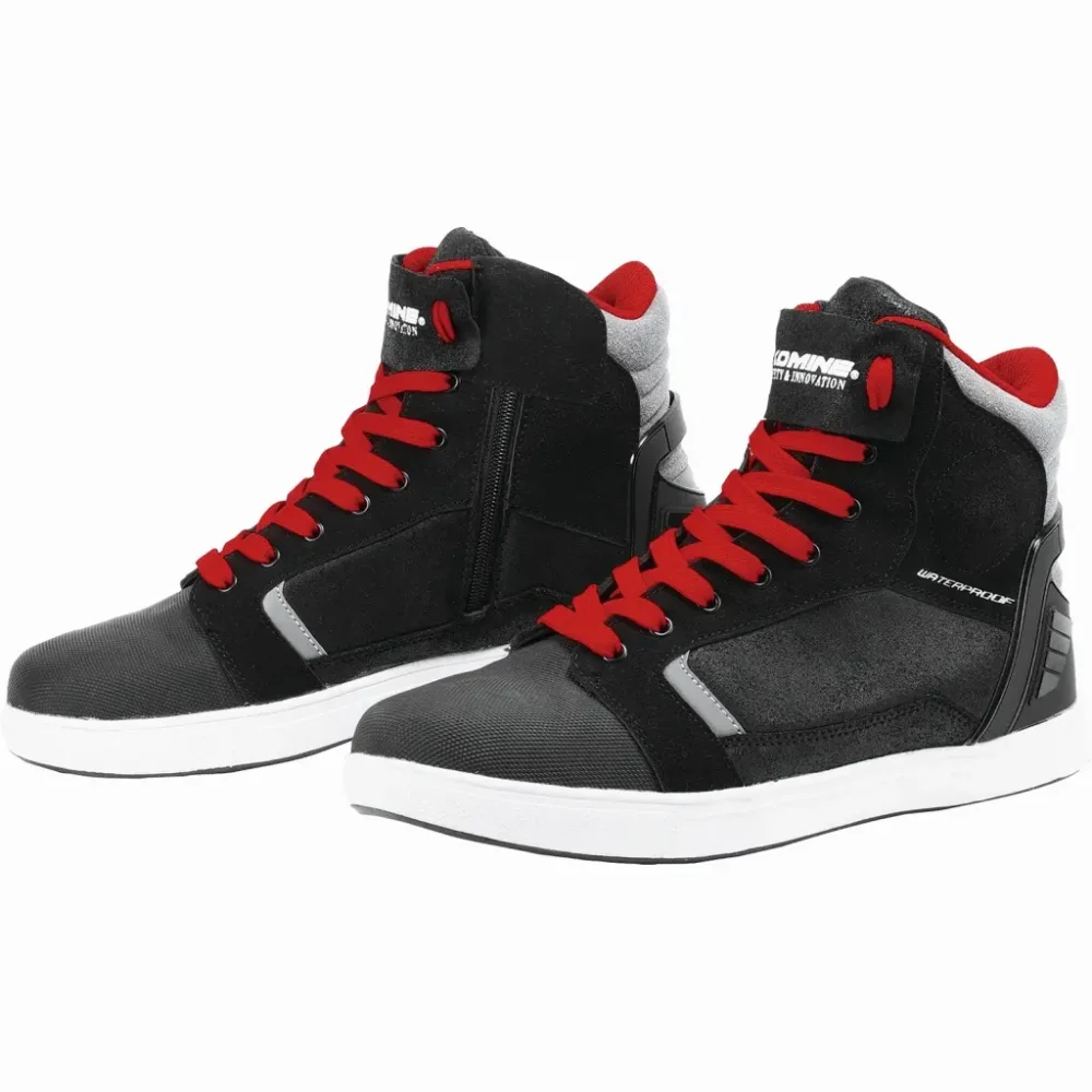 Komine BK 084 Protect Waterproof Riding Sneaker Black Shoes
