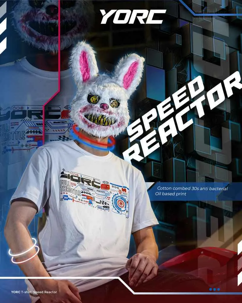 YORC Speed Reactor White T-Shirt