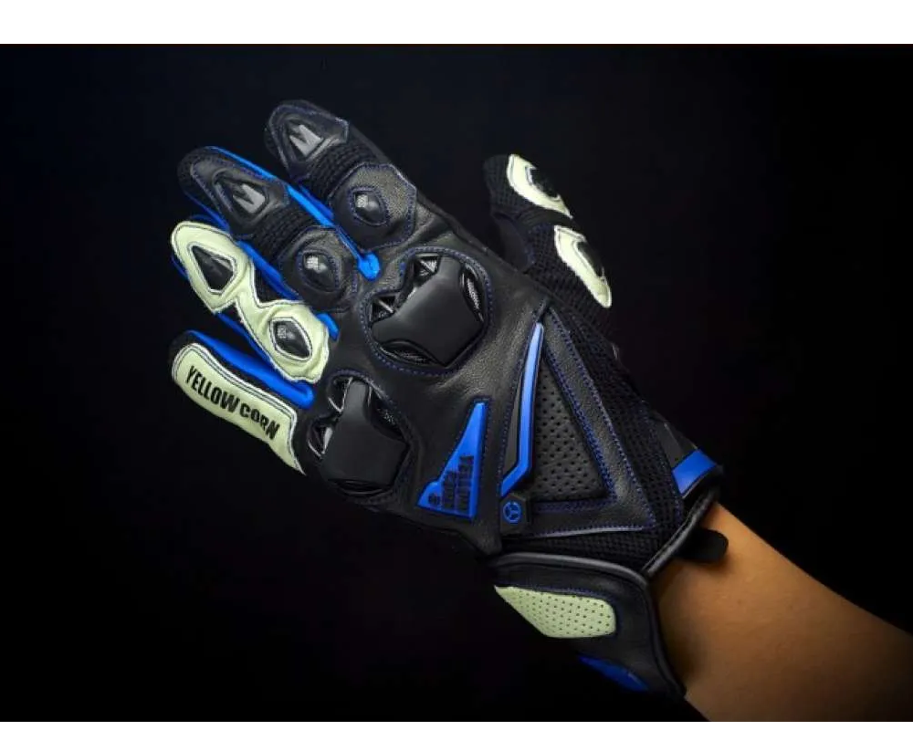 Yellow Corn YG 346 Blue Gloves