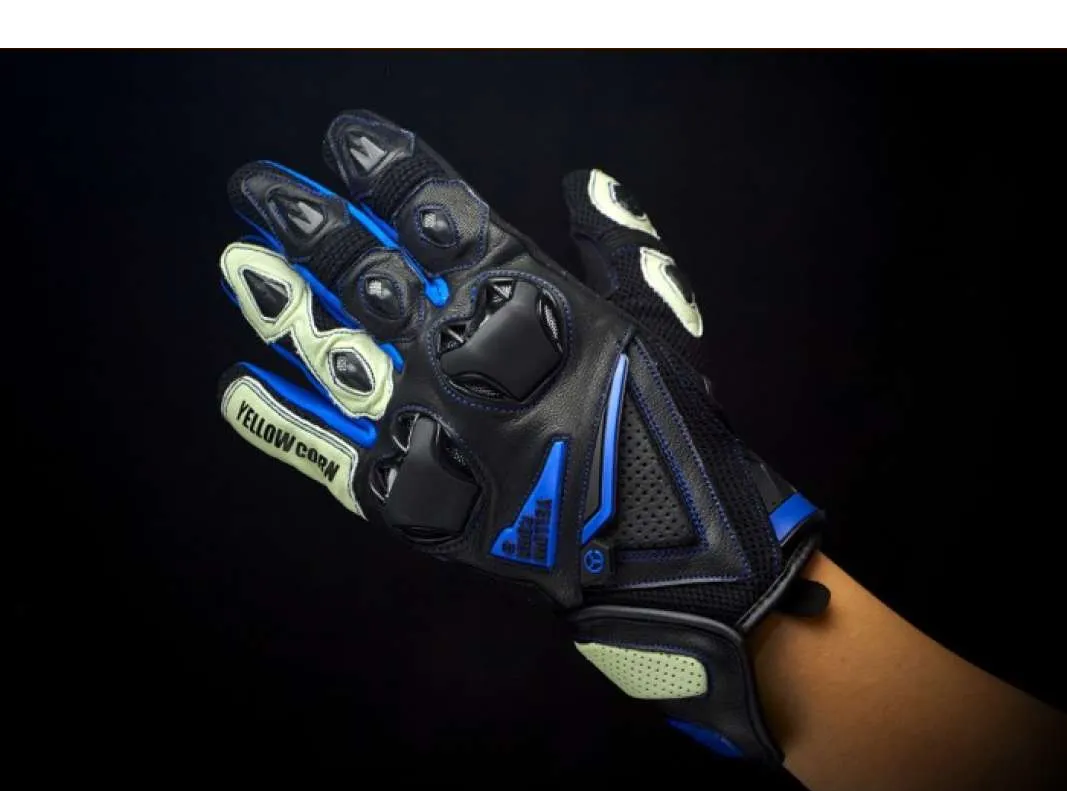 Yellow Corn YG 346 Blue Gloves