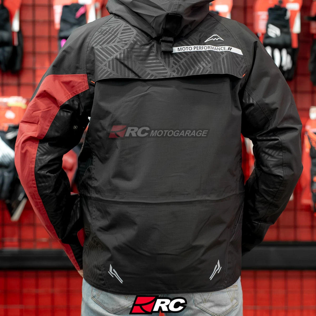 Kushitani K 2453 Amenite Black Red Jacket - Image 3