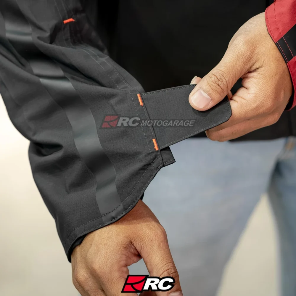 Kushitani K 2453 Amenite Black Red Jacket - Image 6