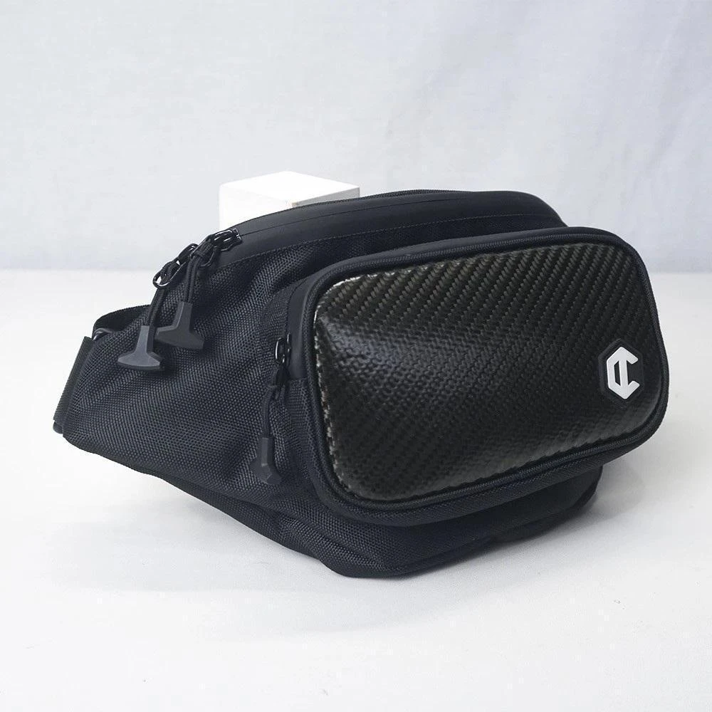 Carbon is Lyfe Active Voyager Glossy Waist Bag - Image 6