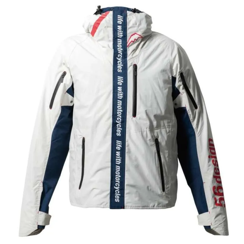 56design Axis White Navy Jacket