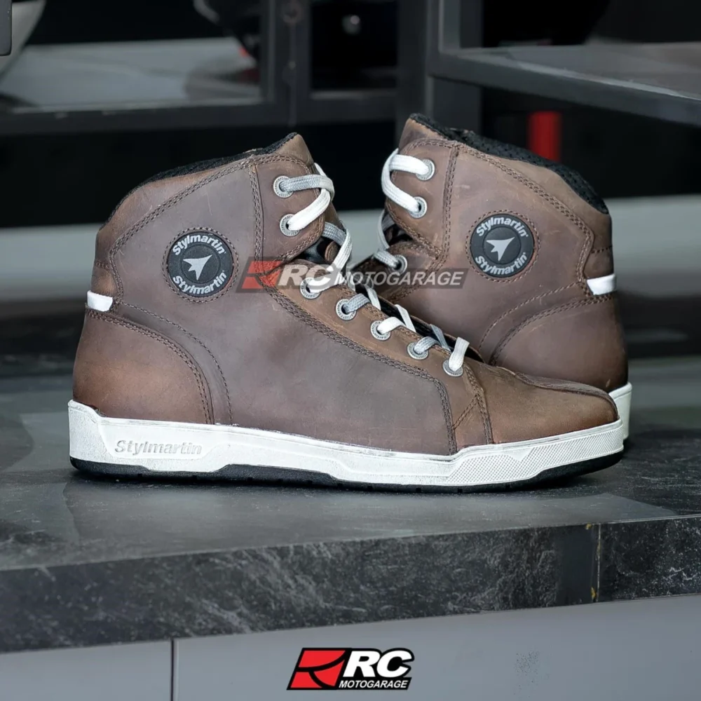 Stylmartin Marshall WP Taupe Vintage Shoes - Image 3