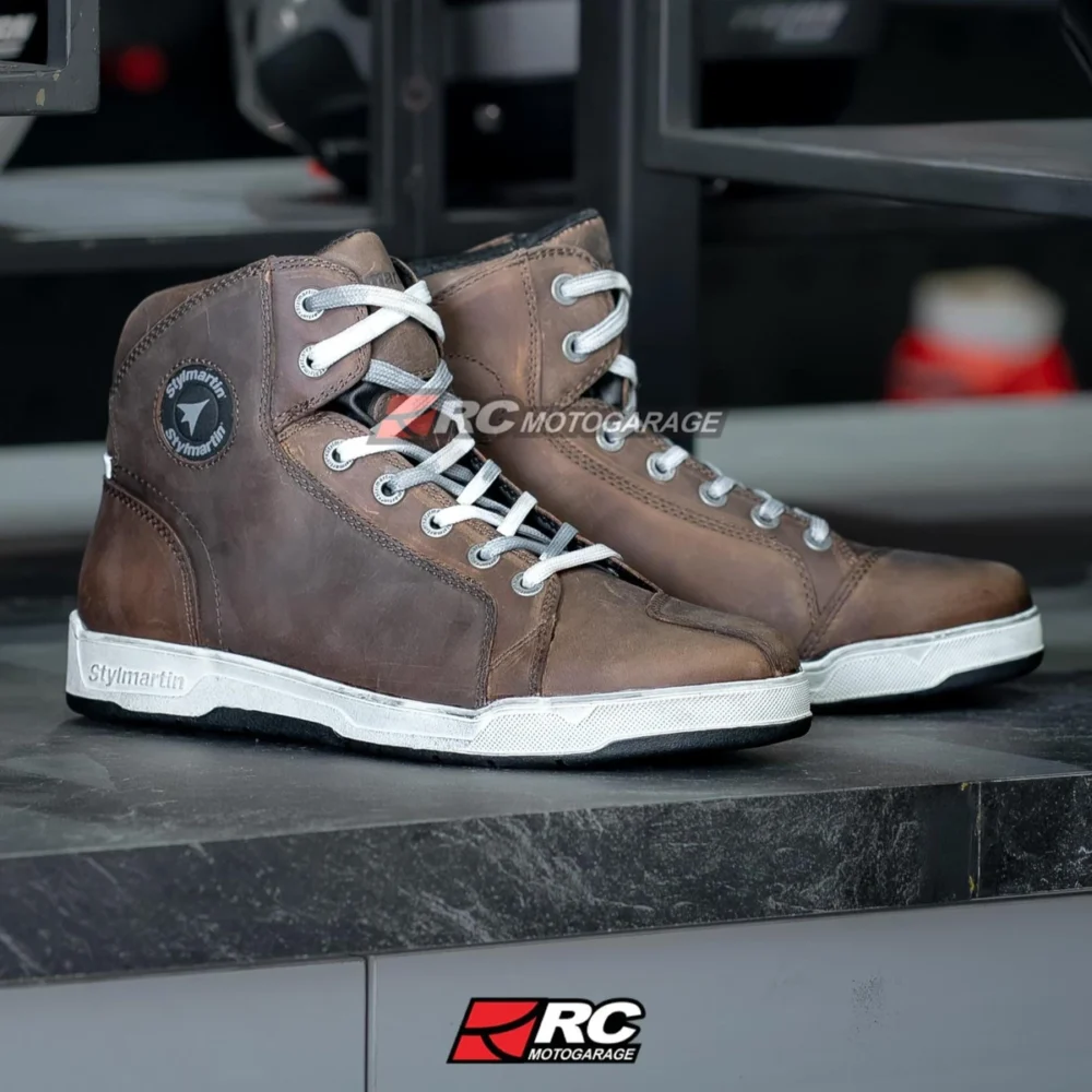 Stylmartin Marshall WP Taupe Vintage Shoes - Image 4