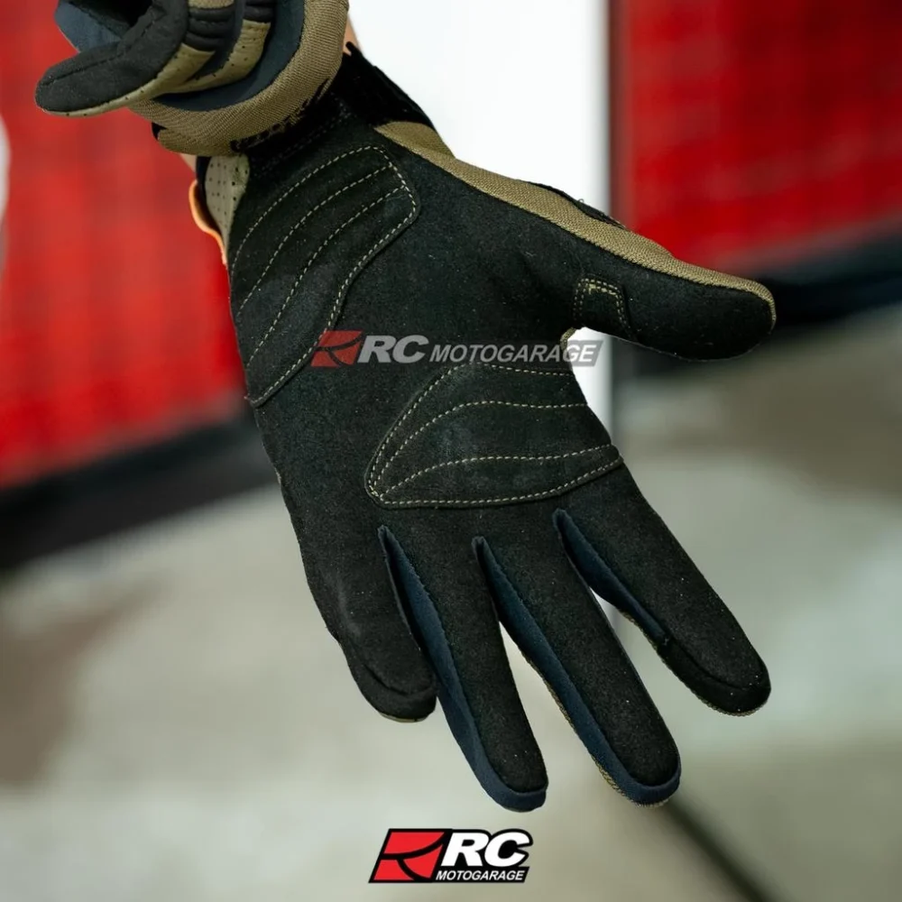 Five Scrambler Khaki Black Gloves - Image 5