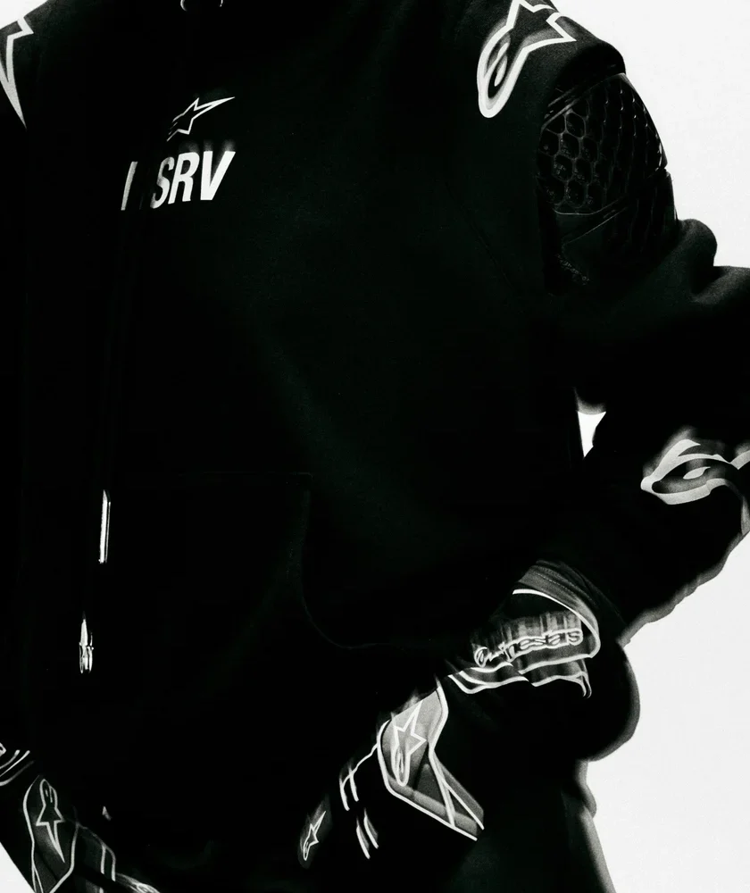 Alternative view of Alpinestars RSRV Armor Hoodie Black Hoodie