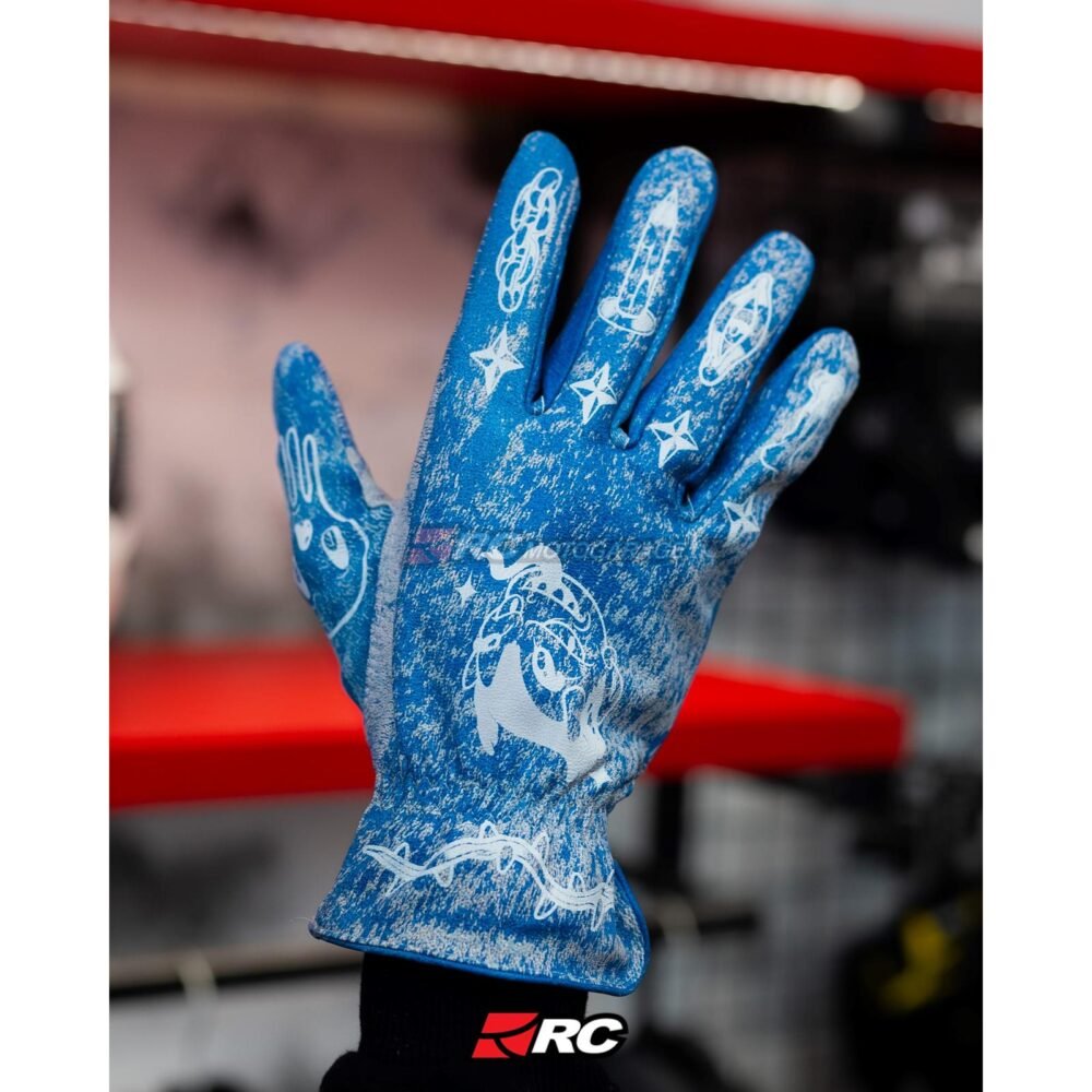 Northy X Muklay Blue Gloves - Image 4