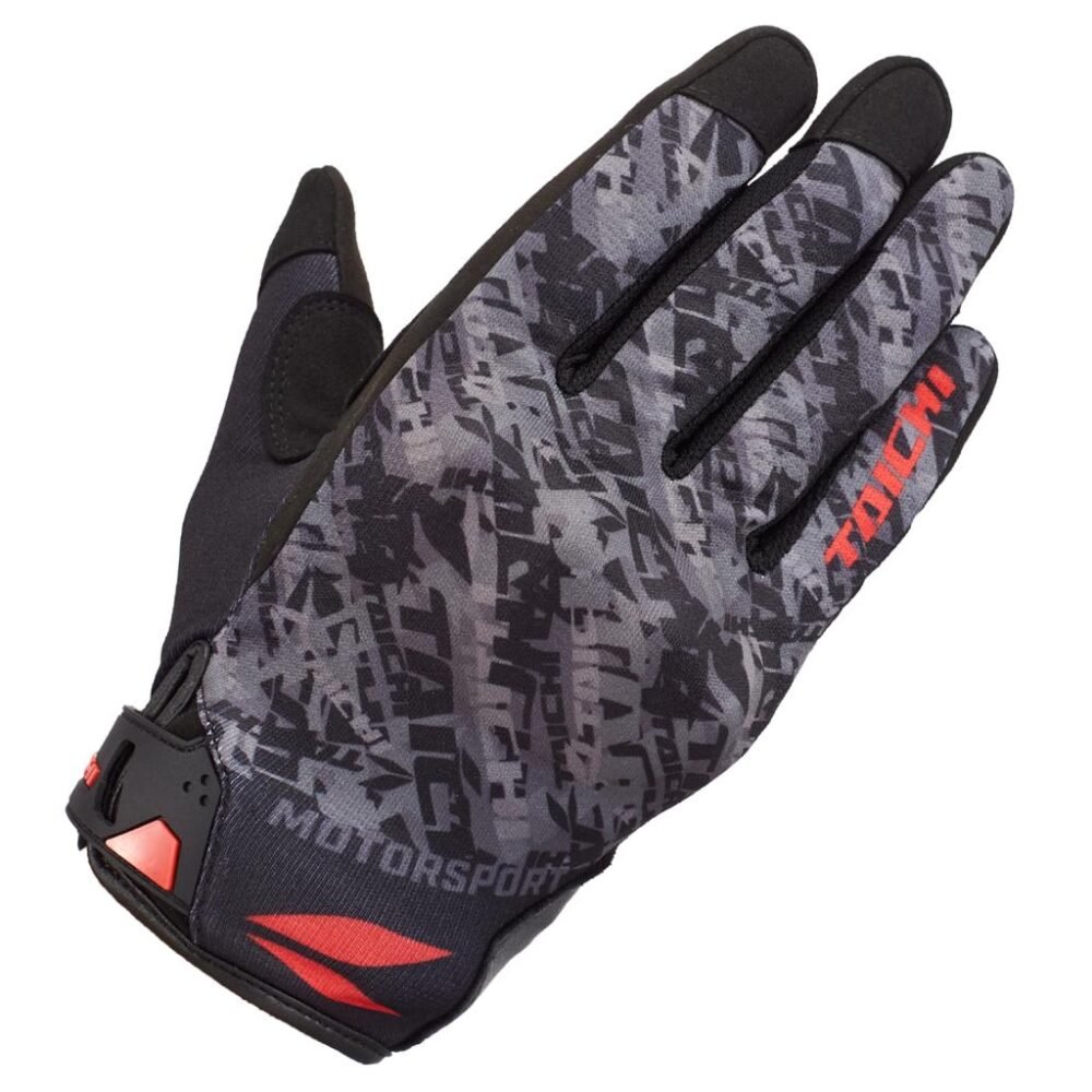 RS Taichi RST 469 Urban Air Logo Red Gloves