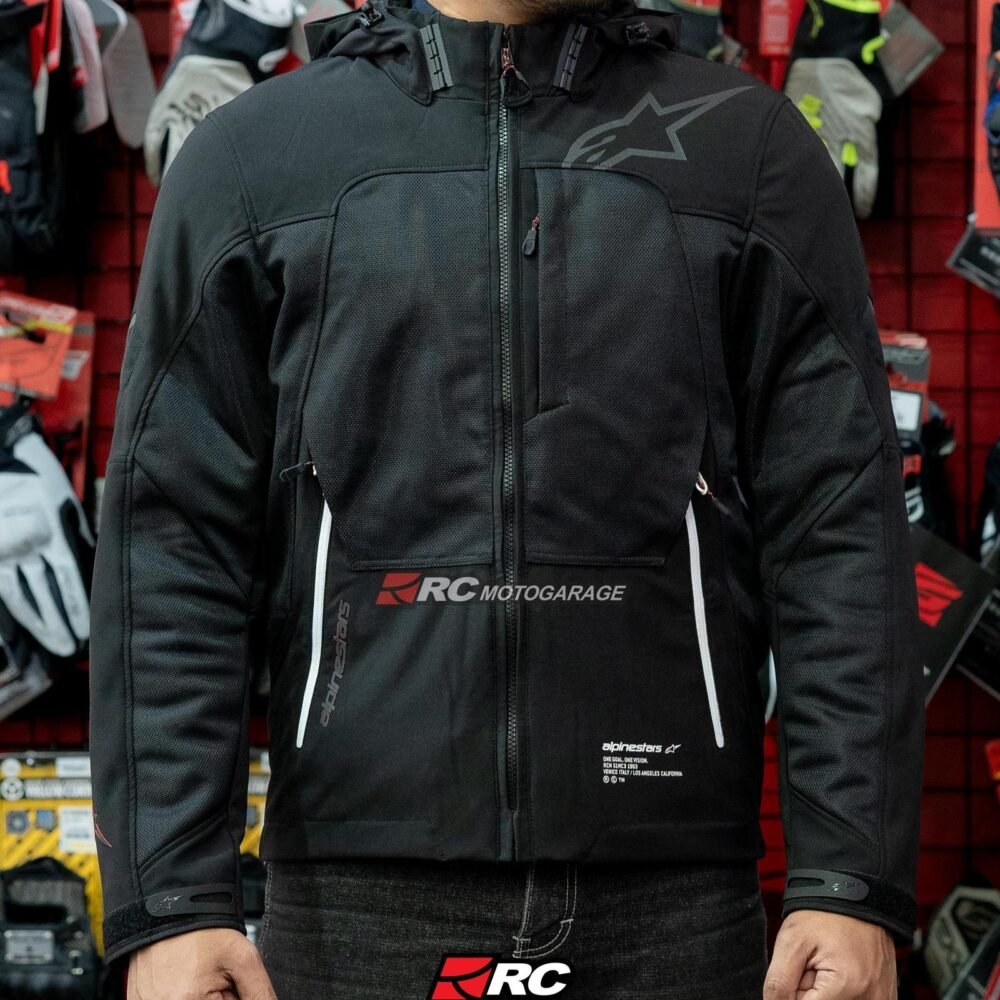 Alpinestars Crew Parka Air Asia Black White Jacket