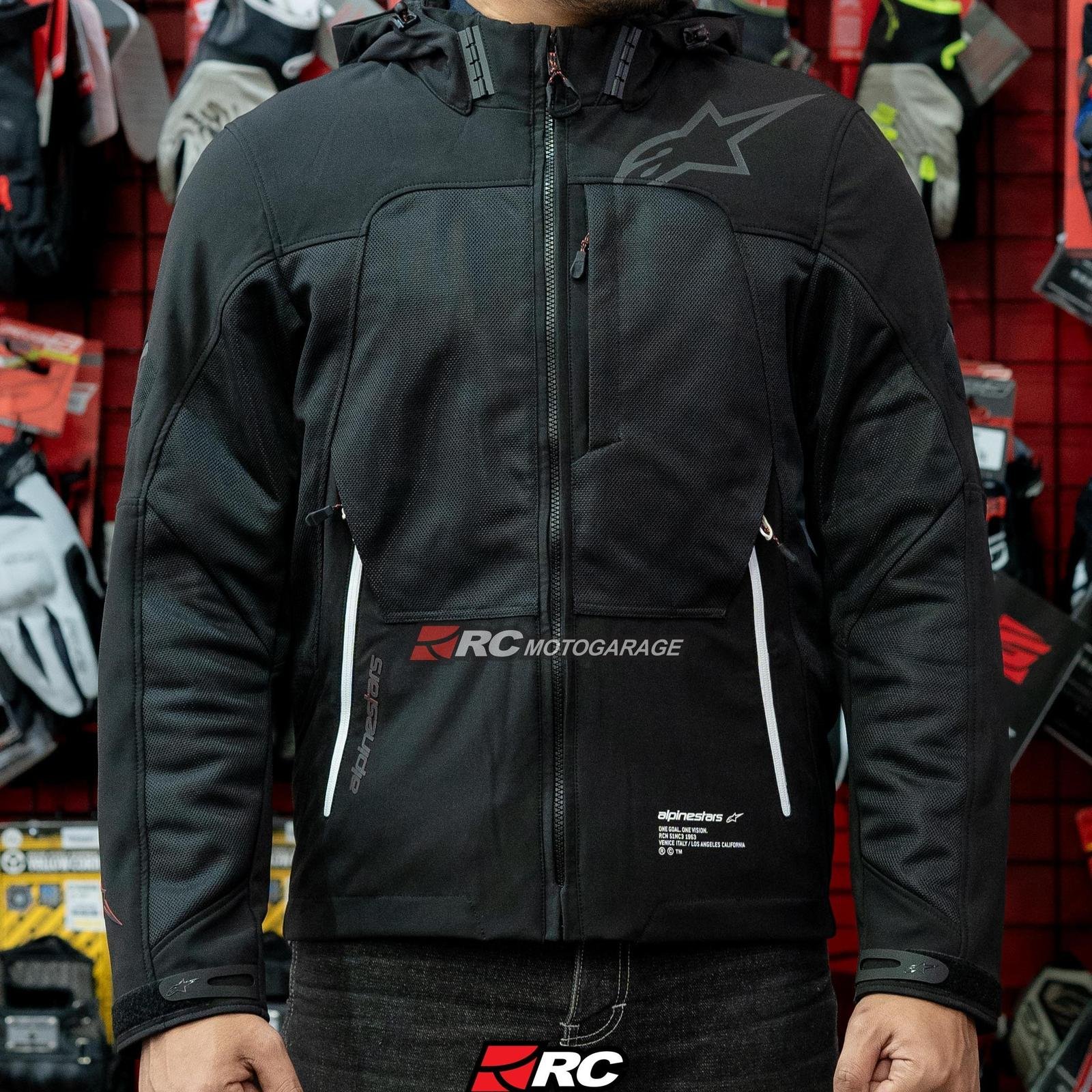 Alpinestars Crew Parka Air Asia Black White Jacket