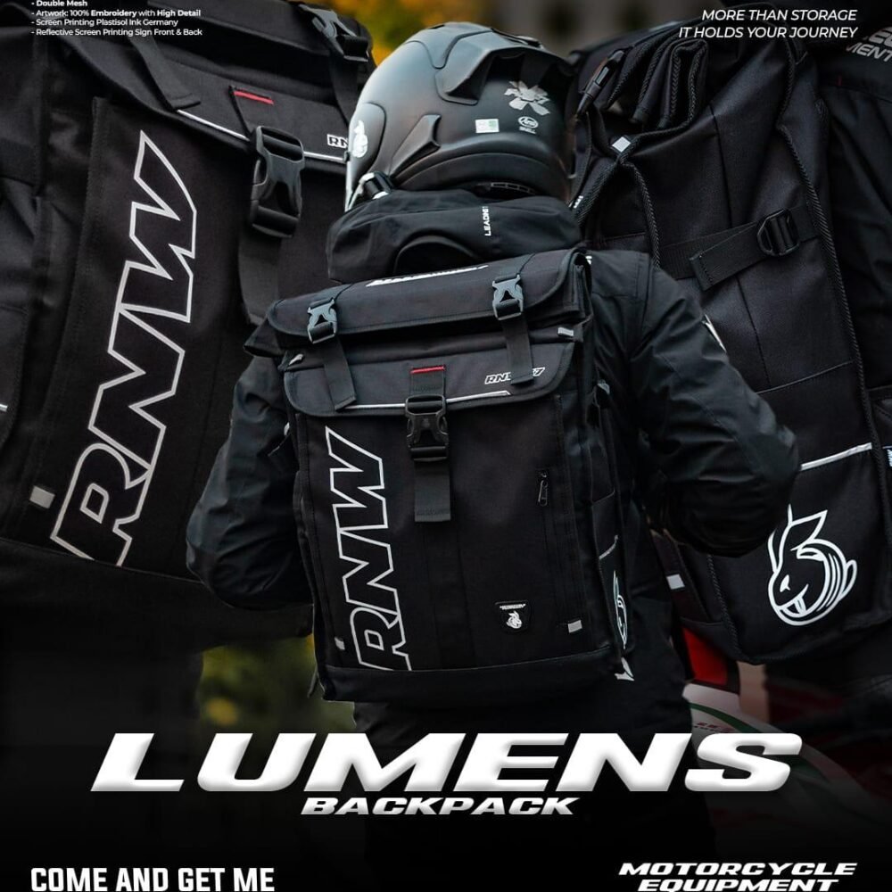 Rabbit and Wheels Lumens Black Backpack