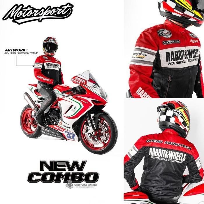 Alternative view of Rabbit and Wheels New Combo Red Jacket