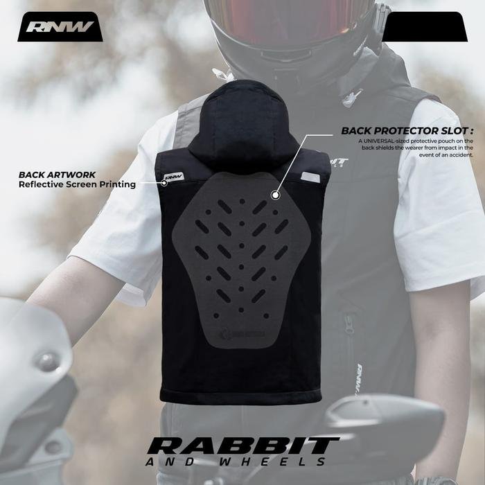 Rabbit and Wheels Elite Vanguard Black Vest - Image 4
