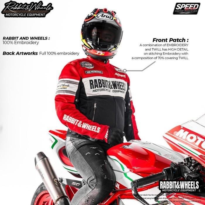 Rabbit and Wheels New Combo Red Jacket - Image 4