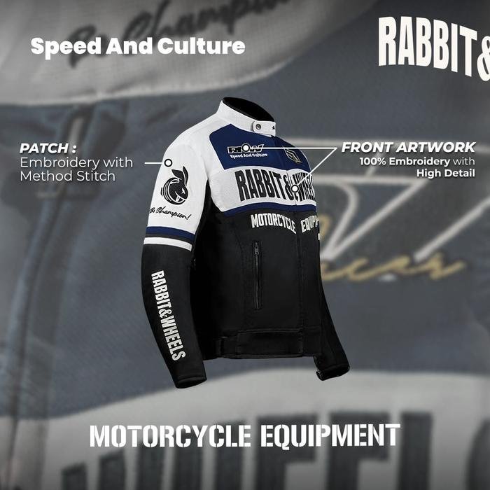 Rabbit and Wheels Devise Navy Jacket - Image 3