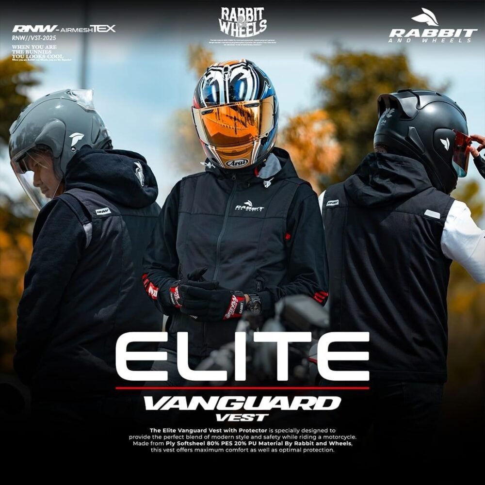 Rabbit and Wheels Elite Vanguard Black Vest